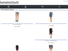 Tablet Screenshot of buenosairescitytourist.com
